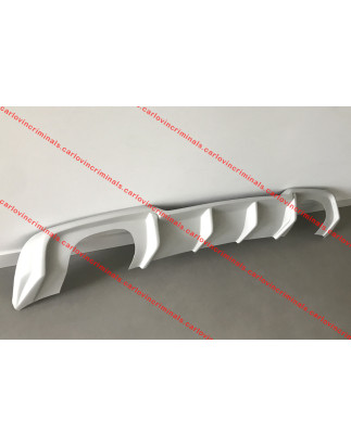 Diffusore paraurti Audi A3 8V S-Line per scarico quad - restyling 2016-2020 (Cod. C-C-L-CSP0116)