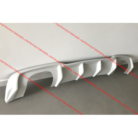 Diffusore paraurti Audi A3 8V S-Line per scarico quad - restyling 2016-2020 (Cod. C-C-L-CSP0116)
