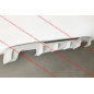 Diffusore paraurti Audi A3 8V S-Line per scarico quad - restyling 2016-2020 (Cod. C-C-L-CSP0116)