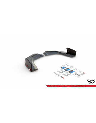 Splitters posteriori laterali V.2 + Flaps Mercedes-AMG A 45 S Aero Pack W177 (Cod. M-ME-A-177-45-RSD