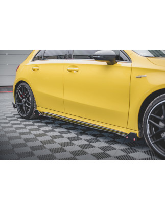 Diffusori minigonne V.2 + Flaps Mercedes-AMG A45 S (Cod. M-ME-A-177-45-SD2G+SF)