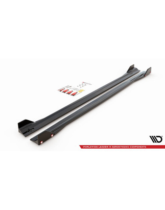 Diffusori minigonne V.2 + Flaps Mercedes-AMG A45 S (Cod. M-ME-A-177-45-SD2G+SF)