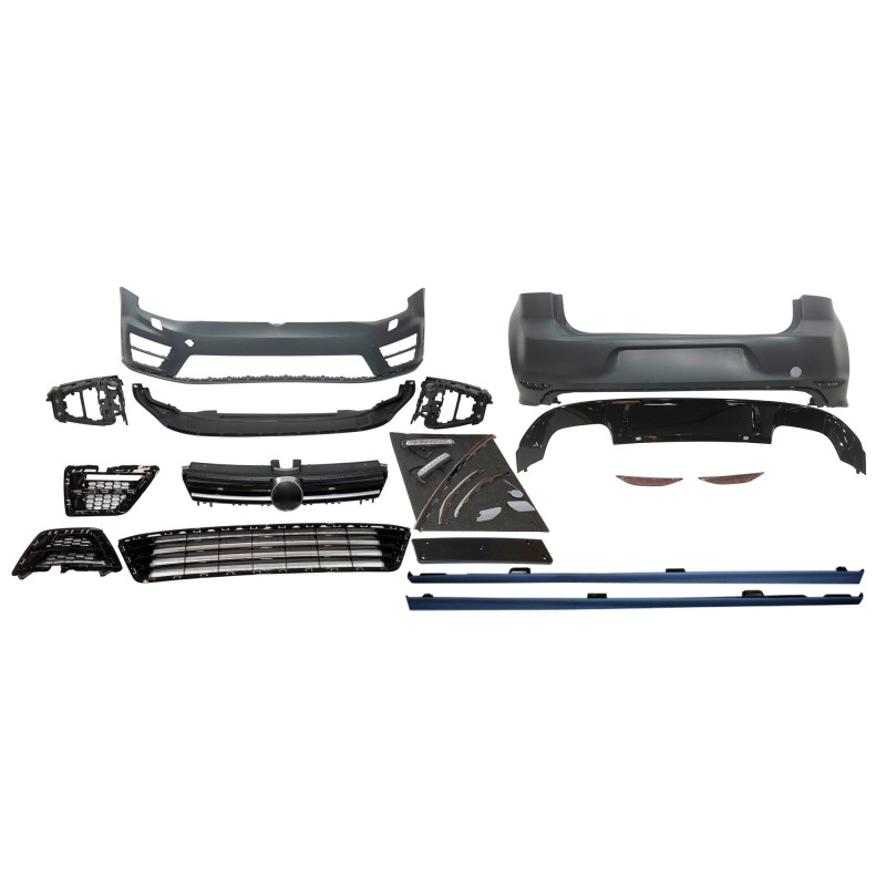 Kit estetico Volkswagen Golf 7 R 3/5P Look R20 (Cod. E-TCW510751085109)