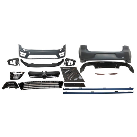 Kit estetico Volkswagen Golf 7 R 3/5P Look R20 (Cod. E-TCW510751085109)
