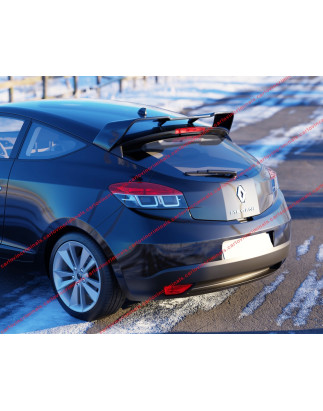 Spoiler posteriore Renault Megane MK3 Coupé stile RS Cup per modello standard (Cod. C-C-L-CSP0155)