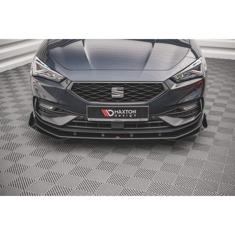 SPLITTER ANTERIORE street pro + Flaps Seat Leon FR Mk4 (Cod. M-SELE4FRCNC-FD1B+FSF1G)
