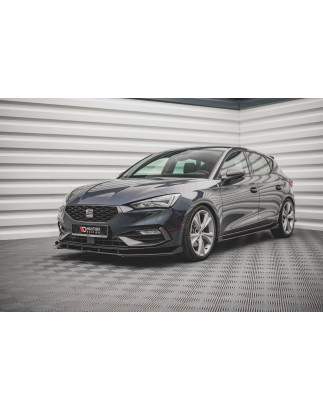 SPLITTER ANTERIORE street pro + Flaps Seat Leon FR Mk4 (Cod. M-SELE4FRCNC-FD1B+FSF1G)
