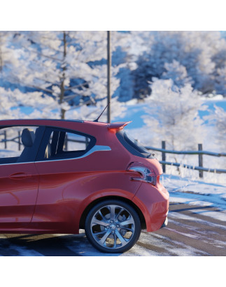 Spoiler posteriore sportivo Peugeot 208 2012-2019 (Cod. C-C-L-CSP0167)