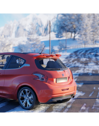 Spoiler posteriore sportivo Peugeot 208 2012-2019 (Cod. C-C-L-CSP0167)