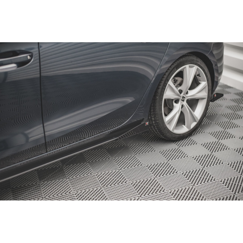 Diffusori minigonne street pro + Flaps Seat Leon FR Mk4 (Cod. M-SELE4FRCNC-SD1B+SRF1G)