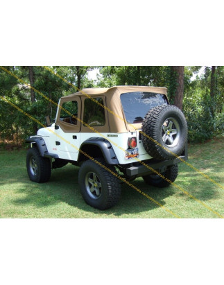 Estensioni passaruota Jeep Wrangler YJ 6 Pollici / estensioni passaruota (Cod. C-C-L-CSP0174)