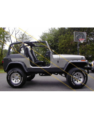 Estensioni passaruota Jeep Wrangler YJ 6 Pollici / estensioni passaruota (Cod. C-C-L-CSP0174)
