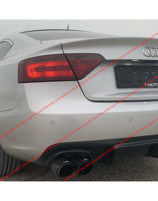 Diffusore posteriore Audi A5 Coupé restyling 2012-2016 per paraurti standard (non compatibile con v