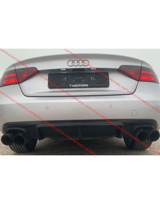 Diffusore posteriore Audi A5 Coupé restyling 2012-2016 per paraurti standard (non compatibile con v