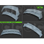 Spoiler posteriore Ford Focus MK2 stile RS (Cod. C-C-L-CSP0189)