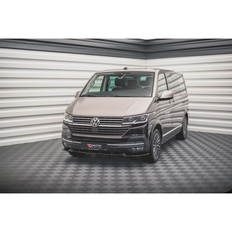SPLITTER ANTERIORE V.1 Volkswagen T6.1  (Cod. M-VW-T6F-FD1G)