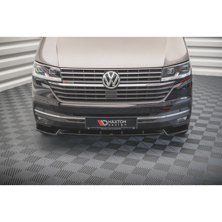 SPLITTER ANTERIORE V.1 Volkswagen T6.1  (Cod. M-VW-T6F-FD1G)