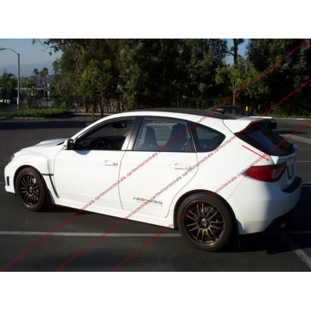 Spoiler posteriore centrale per Subaru Impreza WRX GR GH (2008-2011) (Cod. C-C-L-CSP0206)