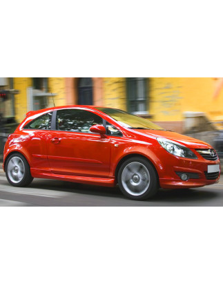 Minigonne laterali Opel Corsa D 3 porte stile OPC (Cod. C-C-L-CSP0222)