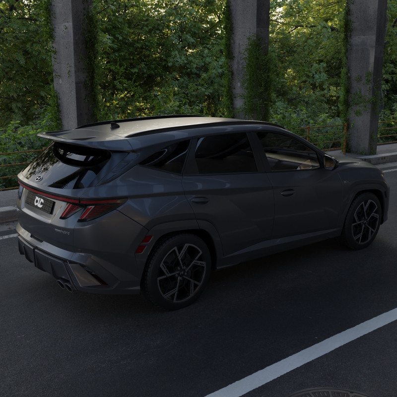 Spoiler posteriore sportivo Hyundai Tucson 4 dal 2020 (Cod. C-C-L-CSP0253)