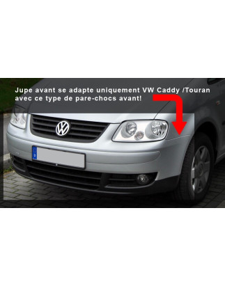 Sottoparaurti anteriore Volkswagen Caddy 2K / Touran 1T stile Sportline (Cod. C-C-L-CSP0256)