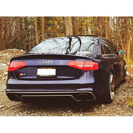 Sottoparaurti posteriore Audi A4 B8 8K S-Line (2011-2015) stile RS4 (Cod. C-C-L-CSP0266)