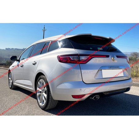 Spoiler posteriore Renault Megane 4 IV Grandtour stile RS (Cod. C-C-L-CSP0292)