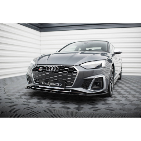 SPLITTER ANTERIORE V.1 Audi S5 / A5 S-Line F5 Facelift (Cod. M-AU-S5-2F-FD1G)