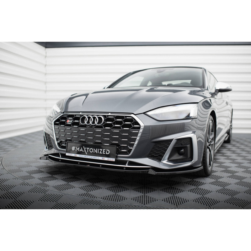 SPLITTER ANTERIORE V.2 Audi S5 / A5 S-Line F5 Facelift (Cod. M-AU-S5-2F-FD2G)