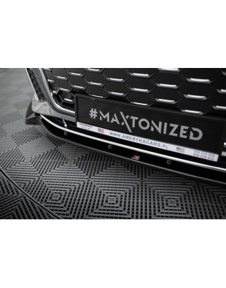 SPLITTER ANTERIORE V.2 Audi S5 / A5 S-Line F5 Facelift (Cod. M-AU-S5-2F-FD2G)