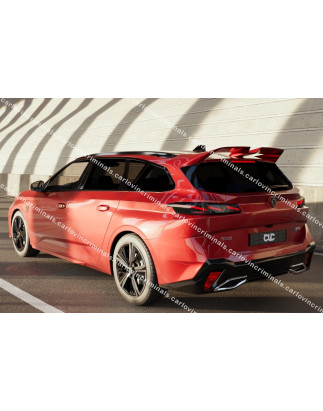 Spoiler posteriore Peugeot 308 SW III station wagon dal 2021 (Cod. C-C-L-CSP0333)