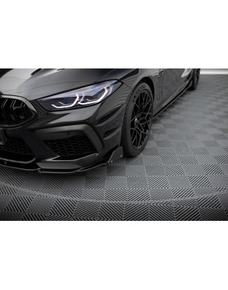 SPLITTER ANTERIORE V.1 + Flaps BMW M8  Gran Coupe F93 / Coupe F92 (Cod. M-BM-M8-G16-FD1G+FSF)