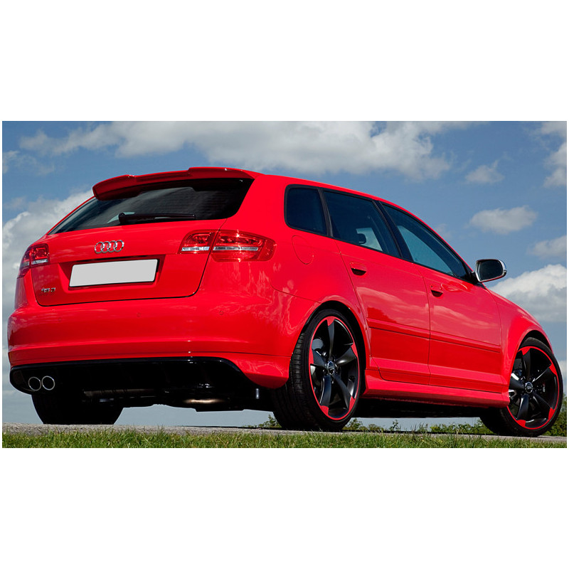Spoiler posteriore Audi A3 8P Sportback stile RS3 (2005-2012) (Cod. C-C-L-CSP0363)