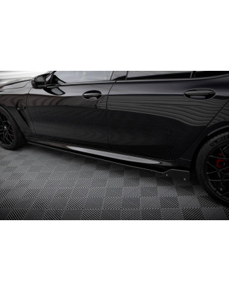 Diffusori minigonne V.1 + Flaps BMW M8 Gran Coupe F93 / 8 Gran Coupe M-Pack G16 (Cod. M-BM-M8-G16-GC