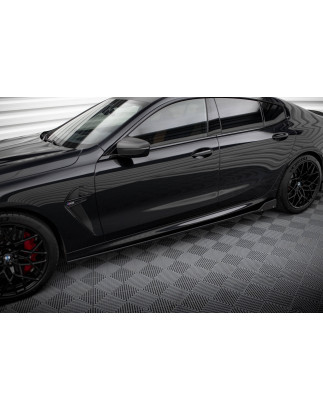 Diffusori minigonne V.1 + Flaps BMW M8 Gran Coupe F93 / 8 Gran Coupe M-Pack G16 (Cod. M-BM-M8-G16-GC