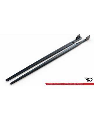 Diffusori minigonne V.1 + Flaps BMW M8 Gran Coupe F93 / 8 Gran Coupe M-Pack G16 (Cod. M-BM-M8-G16-GC
