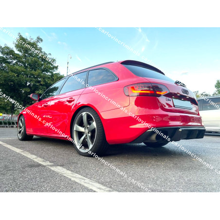 Sottoparaurti posteriore Audi A4 B8 8K S-Line (2011-2015 modello restyling) (Cod. C-C-L-CSP0388)