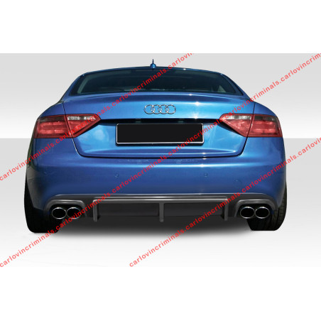 Diffusore posteriore Audi A5 Coupé 2007-2011 (non compatibile con versioni S-Line) (Cod. C-C-L-CSP0