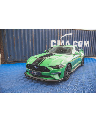 SPLITTER ANTERIORE street pro V.1 Ford Mustang GT MK6 Facelift (Cod. M-FOMU6FGTCNC-FD1B)
