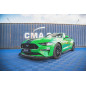 SPLITTER ANTERIORE street pro V.1 + Flaps Ford Mustang GT Mk6 Facelift (Cod. M-FOMU6FGTCNC-FD1B+FSF1
