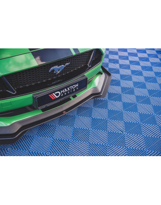 SPLITTER ANTERIORE street pro V.1 + Flaps Ford Mustang GT Mk6 Facelift (Cod. M-FOMU6FGTCNC-FD1B+FSF1