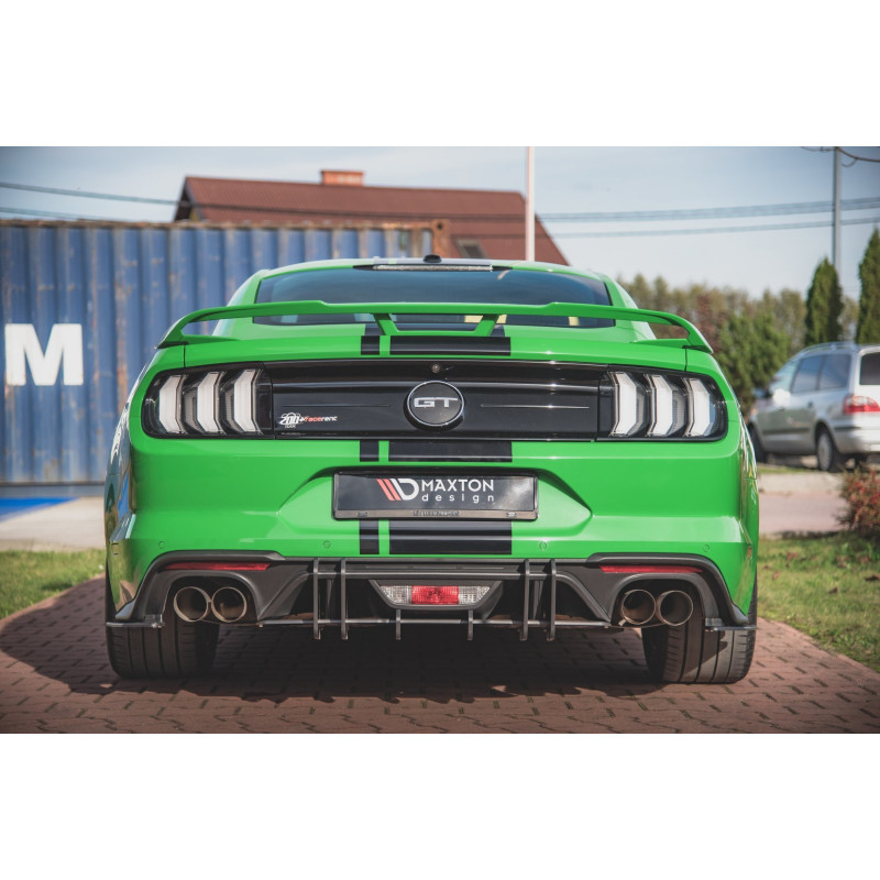 DIFFUSORE POSTERIORE street pro Ford Mustang GT Mk6 Facelift (Cod. M-FOMU6FGTCNC-RS1B)