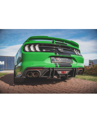 DIFFUSORE POSTERIORE street pro Ford Mustang GT Mk6 Facelift (Cod. M-FOMU6FGTCNC-RS1B)