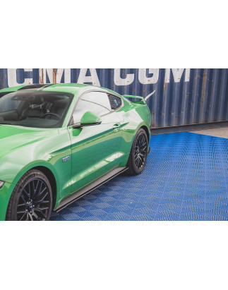 Splitters posteriori laterali Street Pro V.1 Ford Mustang GT Mk6 Facelift (Cod. M-FOMU6FGTCNC-RSD1B)