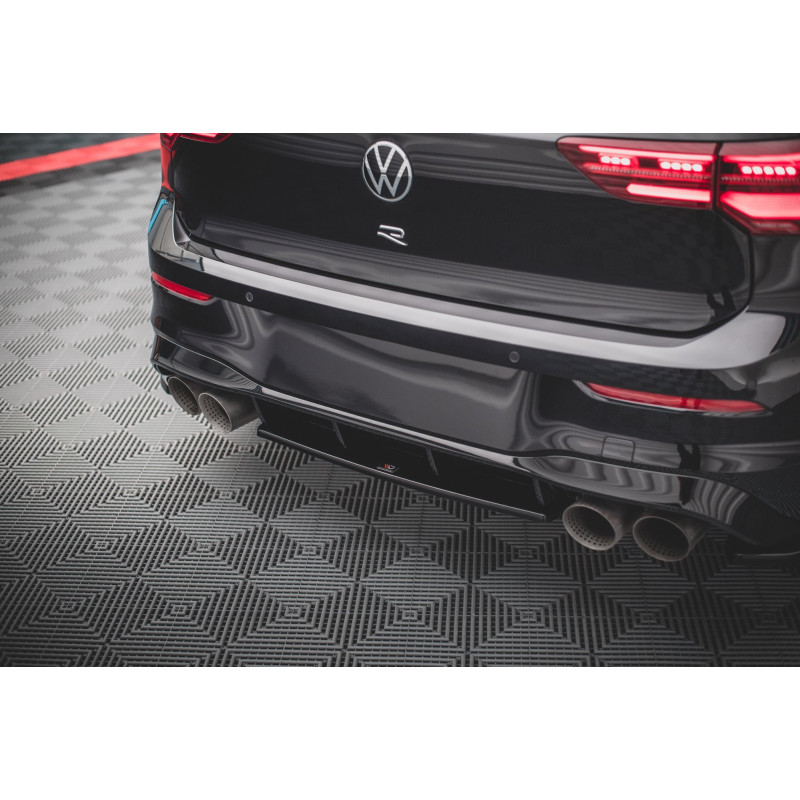 Splitter posteriore for Volkswagen Golf R  Mk8 / Mk8 Facelift (Cod. M-VW-GO-8-R-RD1G)