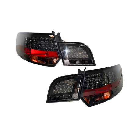 Fari Posteriori Audi A3 Sportback '04-08 Led Black (Cod. E-FAAU108)