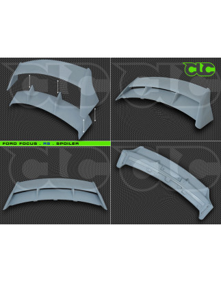 Spoiler posteriore Ford Focus 2 stile RS (2004-2010) (Cod. C-C-L-CSP0446)
