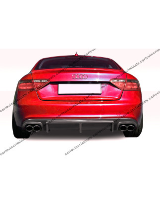 Diffusore posteriore Audi A5 S-Line Coupé 2007-2011 (solo S-Line) (Cod. C-C-L-CSP0447)