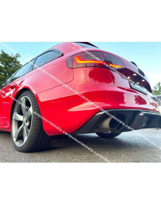 Sottoparaurti posteriore Audi A4 B8 S-Line (dopo il restyling 2012-2015) (Cod. C-C-L-CSP0451)