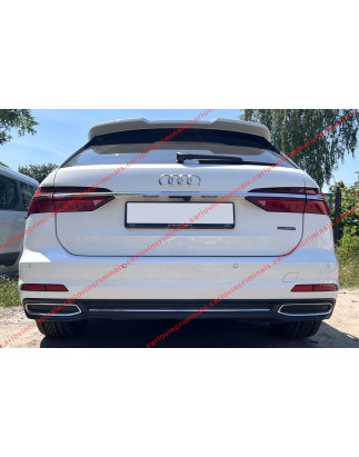 Spoiler posteriore Audi A6 C8 Avant stile RS (2018-2024) (Cod. C-C-L-CSP0455)